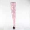 SEDUCE-3000WC Wide Calf/Weitere Wade - Overknee Stiefel - Rosa Lack von Pleaser – Ansicht 4