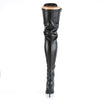 SEDUCE-3024 Overknee Stiefel schwarz von Pleaser – Ansicht 4