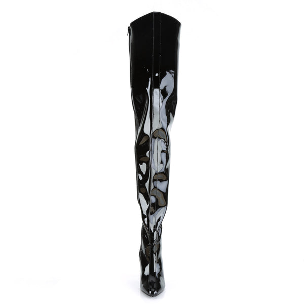 SEDUCE-4010 Overknee Stiefel - Schwarz von Pleaser – Ansicht 2
