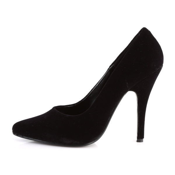 SEDUCE-420 Pumps Schwarz Samt von Pleaser – Ansicht 3