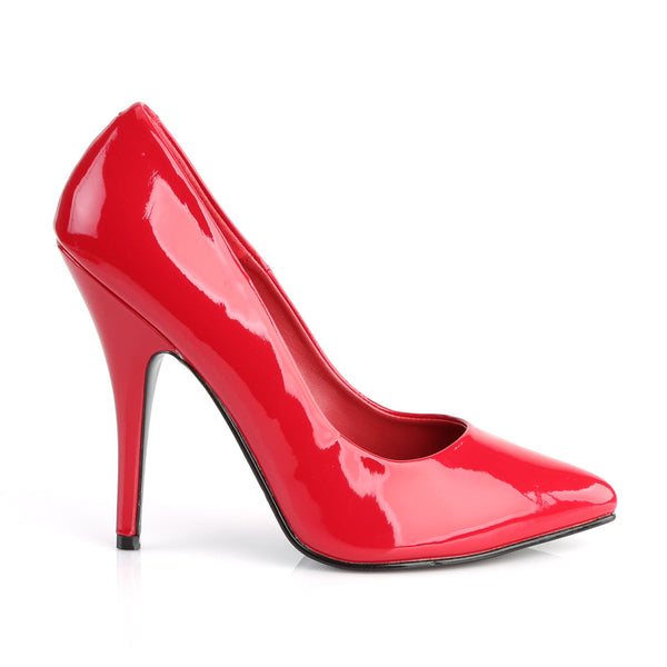 SEDUCE-420 Pumps Lack Rot von Pleaser – Ansicht 5