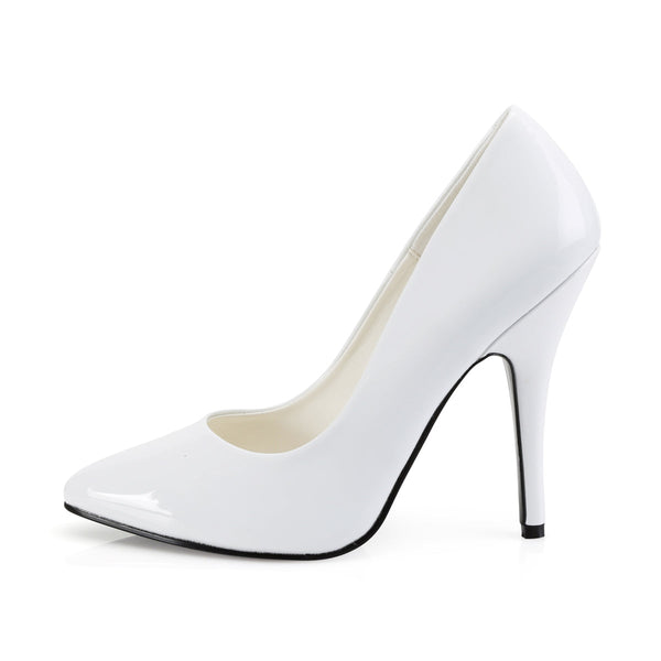SEDUCE-420 Pumps Weiß Lack von Pleaser – Ansicht 3