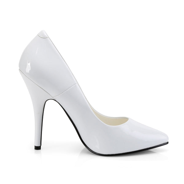 SEDUCE-420 Pumps Weiß Lack von Pleaser – Ansicht 5
