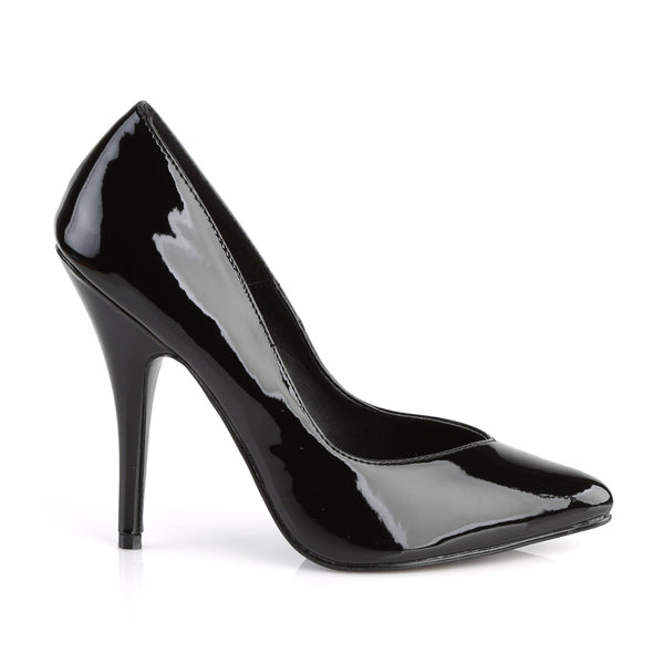 SEDUCE-420V Pumps Schwarz Lack von Pleaser – Ansicht 5