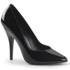 SEDUCE-420V Pumps Schwarz Lack von Pleaser