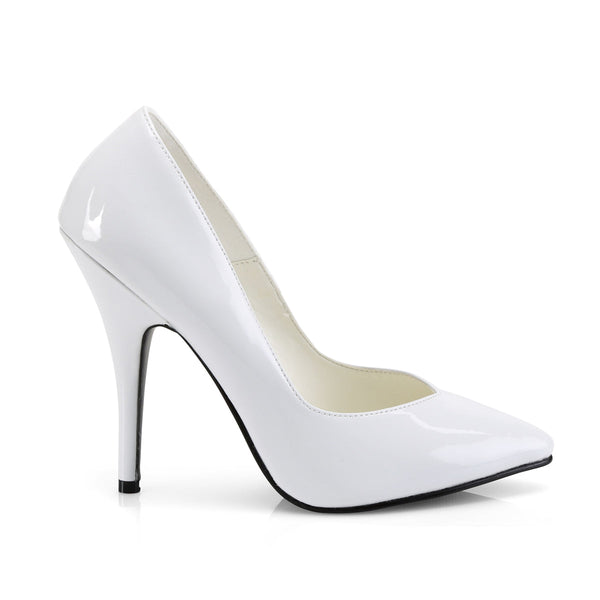 SEDUCE-420V Pumps Weiss Lack von Pleaser – Ansicht 5