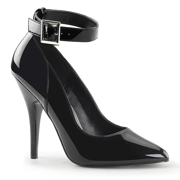SEDUCE-431 Pumps Lack Schwarz von Pleaser