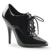 SEDUCE-460 Oxford Pumps Lack Schwarz von Pleaser