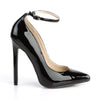 SEXY-23 Pumps Schwarz Lack von Pleaser – Ansicht 5