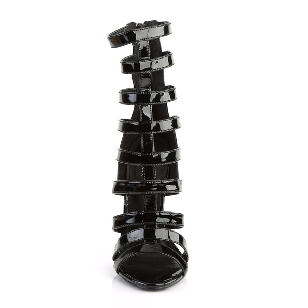 SEXY-52 Sandaletten Schwarz Lack von Pleaser – Ansicht 2