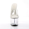 SKY-301 Plateau Pantoletten Transparent von Pleaser – Ansicht 2
