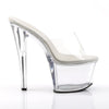 SKY-301 Plateau Pantoletten Transparent von Pleaser – Ansicht 5