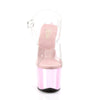 SKY-308 Plateau Sandaletten Baby Pink Chrom von Pleaser – Ansicht 2