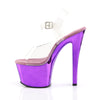 SKY-308 Plateau Sandaletten Lila Chrom von Pleaser – Ansicht 3
