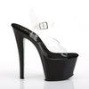 SKY-308CRS Plateau Sandaletten Schwarz/Silber von Pleaser – Ansicht 5