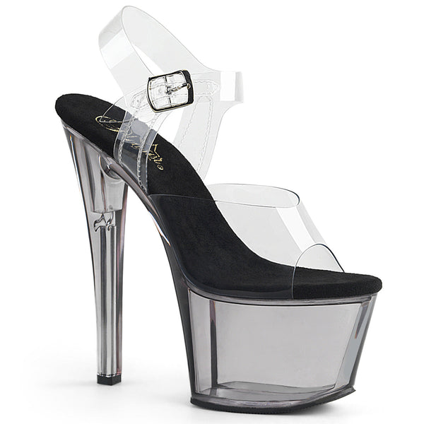 SKY-308T Plateau Sandaletten - Schwarz von Pleaser