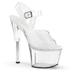 SKY-308VL Plateau Sandaletten klar von Pleaser