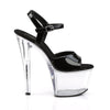 SKY-309 Plateau Sandaletten Schwarz/Transparent von Pleaser – Ansicht 5