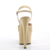 SKY-309 Plateau Sandaletten Lack Creme von Pleaser – Ansicht 4