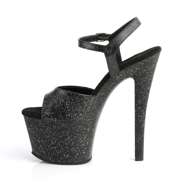 SKY-309MMG Plateau Sandaletten Schwarz von Pleaser – Ansicht 3