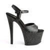 SKY-309MMG Plateau Sandaletten Schwarz von Pleaser – Ansicht 5