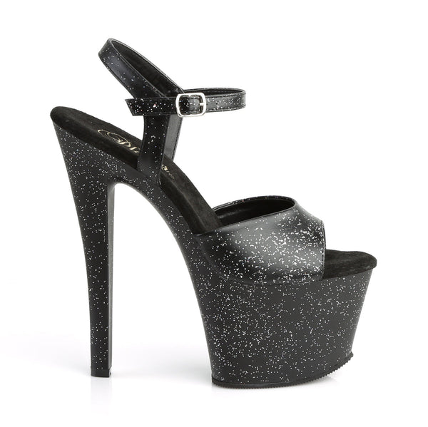SKY-309MMG Plateau Sandaletten Schwarz von Pleaser – Ansicht 5
