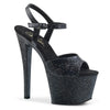 SKY-309MMG Plateau Sandaletten Schwarz von Pleaser