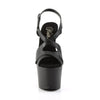 SKY-330 Plateau Sandaletten Schwarz Matt von Pleaser – Ansicht 2