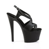 SKY-330 Plateau Sandaletten Schwarz Matt von Pleaser – Ansicht 5