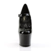 SKY-387 Plateau Pumps Lack Schwarz von Pleaser – Ansicht 2