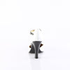 SMITTEN-10 Pumps Weiss-Schwarz Lack von Pin Up Couture – Ansicht 4