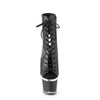 SPECTATOR-1016 Plateau Stiefeletten - Schwarz Matt von Pleaser – Ansicht 2