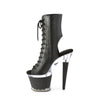 SPECTATOR-1016 Plateau Stiefeletten - Schwarz Matt von Pleaser – Ansicht 3
