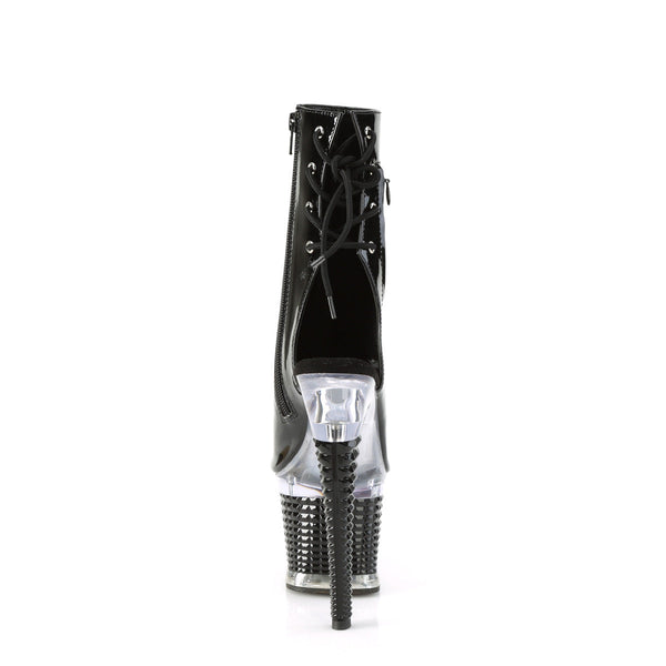 SPECTATOR-1018 Plateau Stiefeletten - Schwarz Lack von Pleaser – Ansicht 4