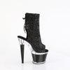SPECTATOR-1018G Plateau Stiefeletten - Glitter Schwarz von Pleaser – Ansicht 5