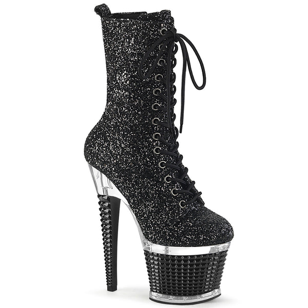 SPECTATOR-1040G Plateau Stiefeletten - Schwarz von Pleaser