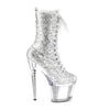 SPECTATOR-1040G Plateau Stiefeletten - Silber von Pleaser – Ansicht 5