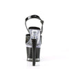SPECTATOR-709 Plateau Sandaletten - Schwarz/Chrome von Pleaser – Ansicht 4