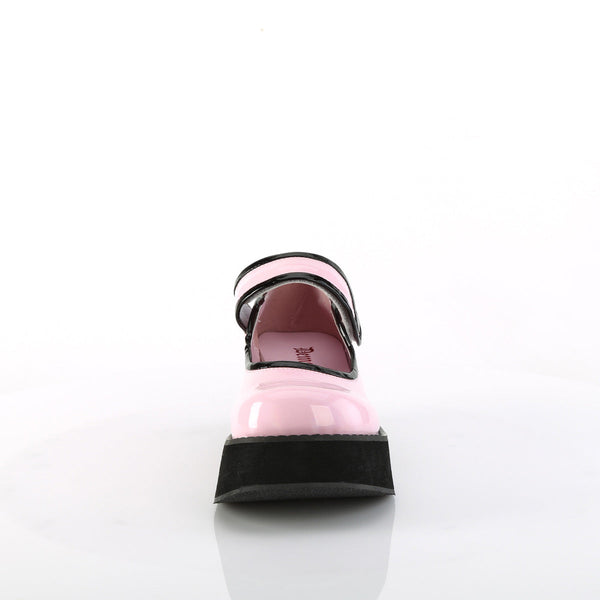SPRITE-01 Plateau Schuhe - Rosa Lack von DemoniaCult – Ansicht 2