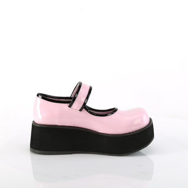 SPRITE-01 Plateau Schuhe - Rosa Lack von DemoniaCult – Ansicht 5