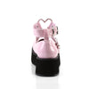 SPRITE-02 Plateau Schuh rosa Lack Herz Riemchen von DemoniaCult – Ansicht 4