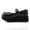 SPRITE-05 Plateau Schuh Mary Janes Spinne schwarz von DemoniaCult – Ansicht 3