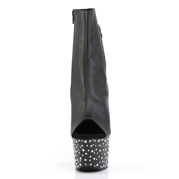 STARDANCE-1018-7 Plateau Stiefeletten - Schwarz von Pleaser – Ansicht 2
