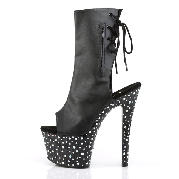 STARDANCE-1018-7 Plateau Stiefeletten - Schwarz von Pleaser – Ansicht 3