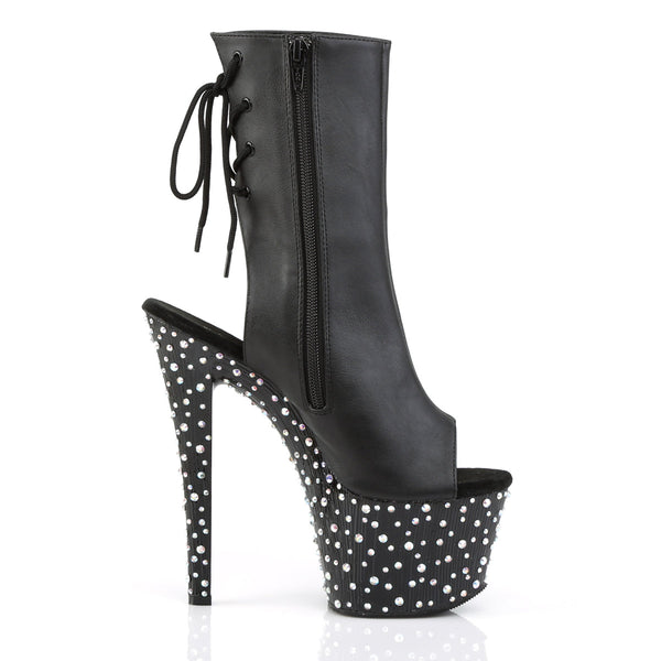 STARDANCE-1018-7 Plateau Stiefeletten - Schwarz von Pleaser – Ansicht 5