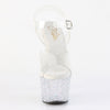 STARDANCE-708 Plateau Sandaletten Transparent von Pleaser – Ansicht 2