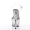 STARDANCE-708 Plateau Sandaletten Transparent von Pleaser – Ansicht 4