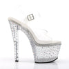 STARDANCE-708 Plateau Sandaletten Transparent von Pleaser – Ansicht 5