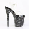 STARDANCE-808 Plateau Sandaletten Schwarz von Pleaser – Ansicht 5