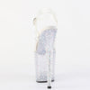 STARDANCE-808 Plateau Sandaletten Transparent von Pleaser – Ansicht 4